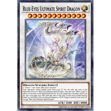 Blue-Eyes Ultimate Spirit Dragon (Secret Rare)
