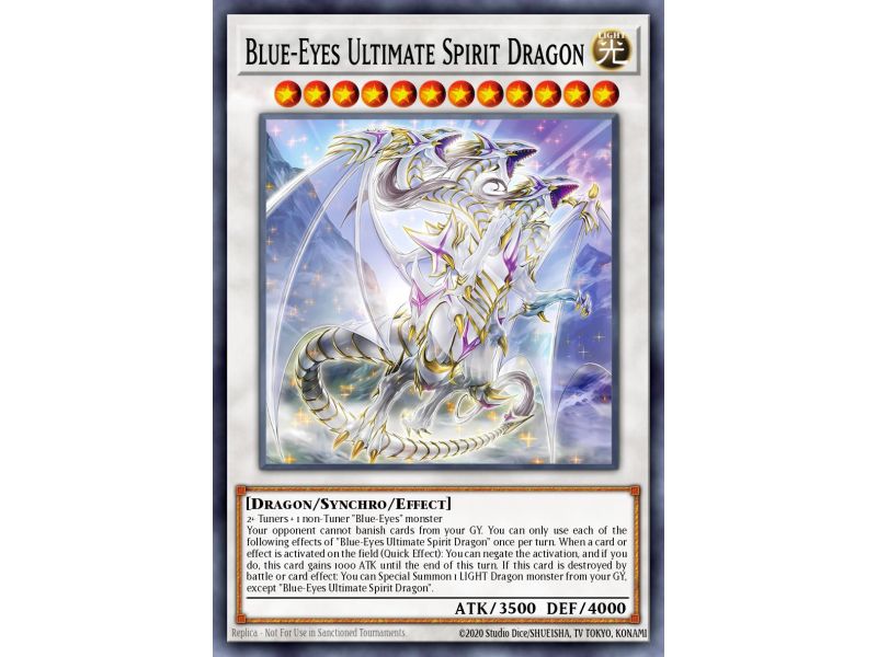 Blue-Eyes Ultimate Spirit Dragon (Secret Rare)