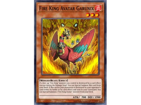 Fire King Avatar Garunix (Common)