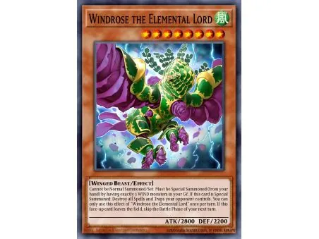Windrose the Elemental Lord (Secret Rare)