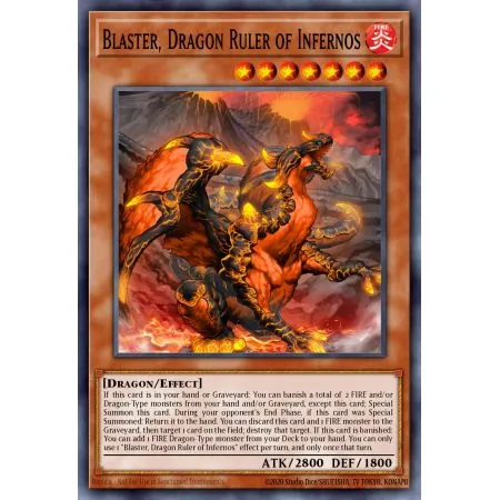 Blaster, Dragon Ruler of Infernos (Rare)