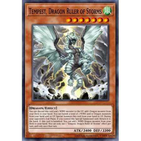 Tempest, Dragon Ruler of Storms (Rare)