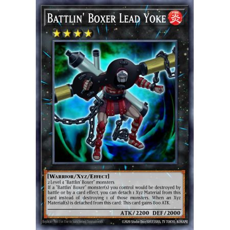 Battlin' Boxer Lead Yoke (Rare)