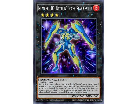 Number 105: Battlin' Boxer Star Cestus (Super Rare)