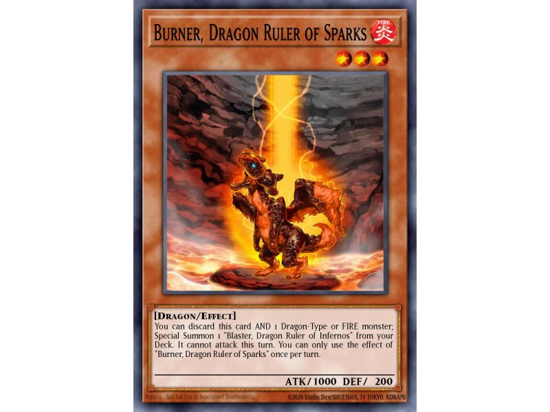 Burner, Dragon Ruler of Sparks (Common)