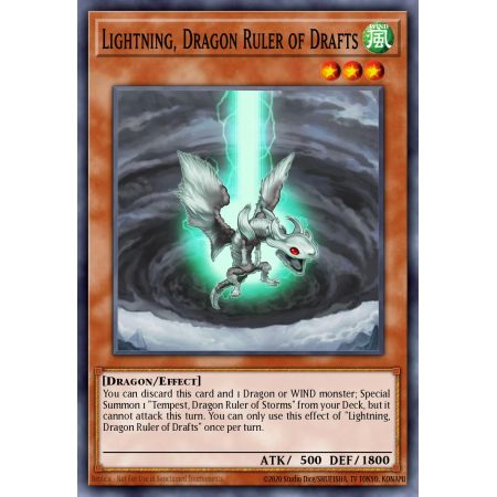 Lightning, Dragon Ruler of Drafts (Common)