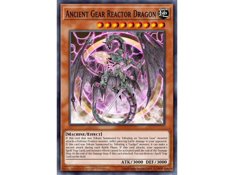 Ancient Gear Reactor Dragon (Ultra Rare)