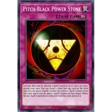 Pitch-Black Power Stone (Short Print)