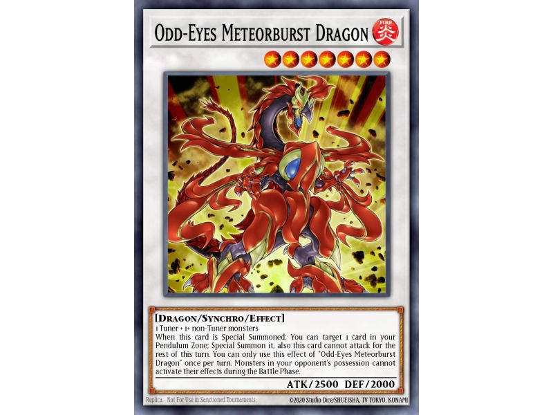 Odd-Eyes Meteorburst Dragon (Ultra Rare)