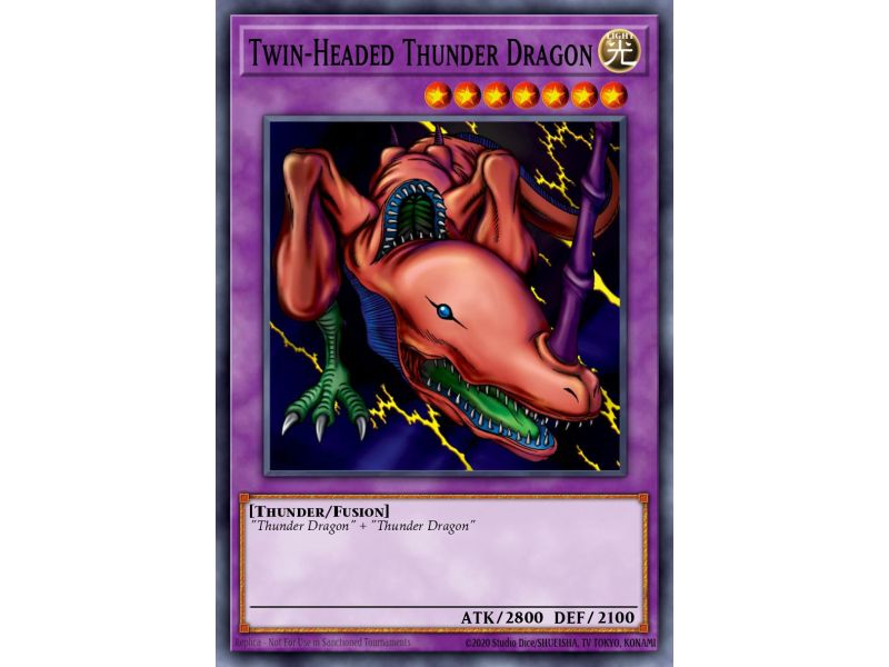 Twin-Headed Thunder Dragon (Super Rare)