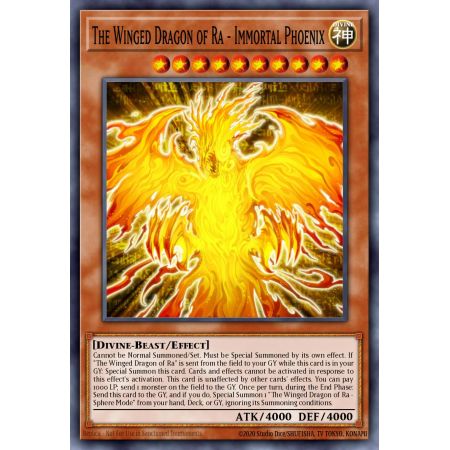 The Winged Dragon of Ra - Immortal Phoenix (Ultra Rare)