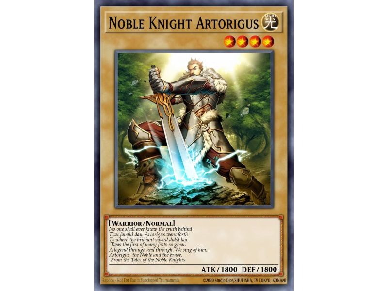 Noble Knight Artorigus (Platinum Rare)