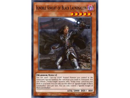 Ignoble Knight of Black Laundsallyn (Platinum Rare)
