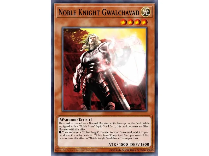 Noble Knight Gwalchavad (Platinum Rare)