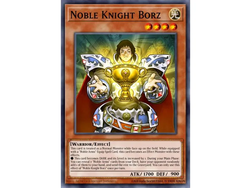 Noble Knight Borz (Platinum Rare)