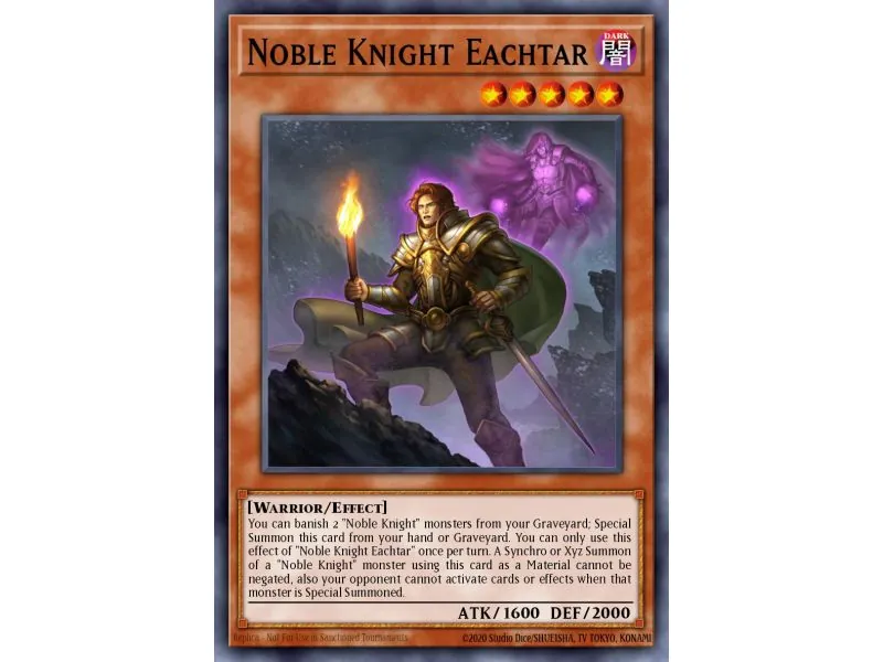 Noble Knight Eachtar (Platinum Rare)