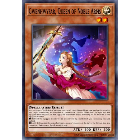 Gwenhwyfar, Queen of Noble Arms (Platinum Rare)