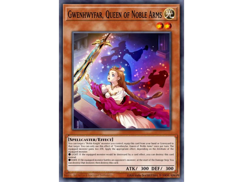 Gwenhwyfar, Queen of Noble Arms (Platinum Rare)