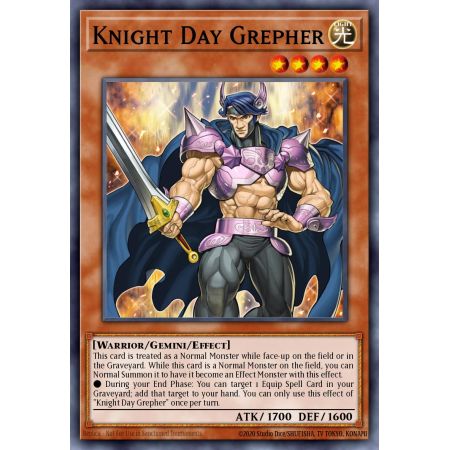 Knight Day Grepher (Platinum Rare)