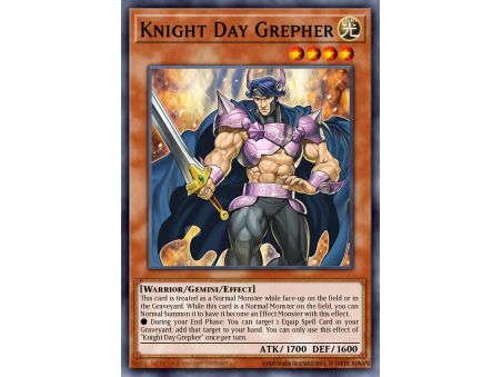 Knight Day Grepher (Platinum Rare)