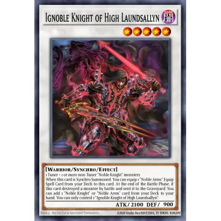 Ignoble Knight of High Laundsallyn (Platinum Rare)