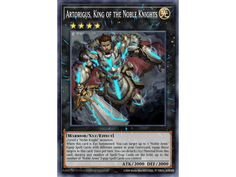 Artorigus, King of the Noble Knights (Platinum Rare)