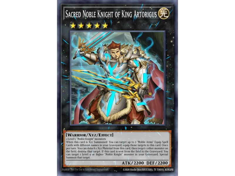 Sacred Noble Knight of King Artorigus (Platinum Rare)