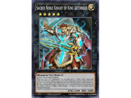Sacred Noble Knight of King Artorigus (Platinum Rare)