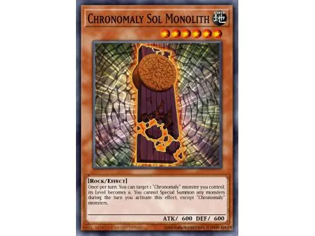 Chronomaly Sol Monolith (Super Rare)