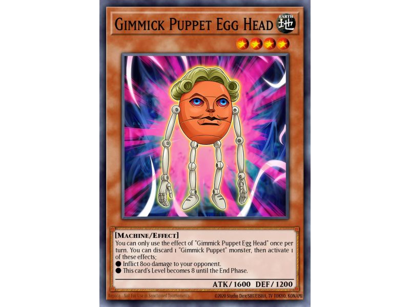 Gimmick Puppet Egg Head (Super Rare)