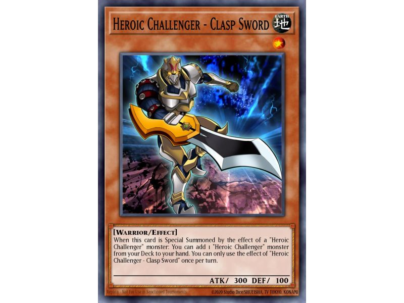 Heroic Challenger - Clasp Sword (Super Rare)