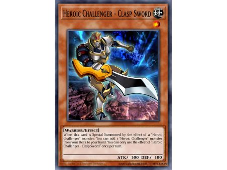Heroic Challenger - Clasp Sword (Super Rare)