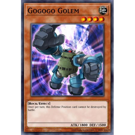 Gogogo Golem (Super Rare)