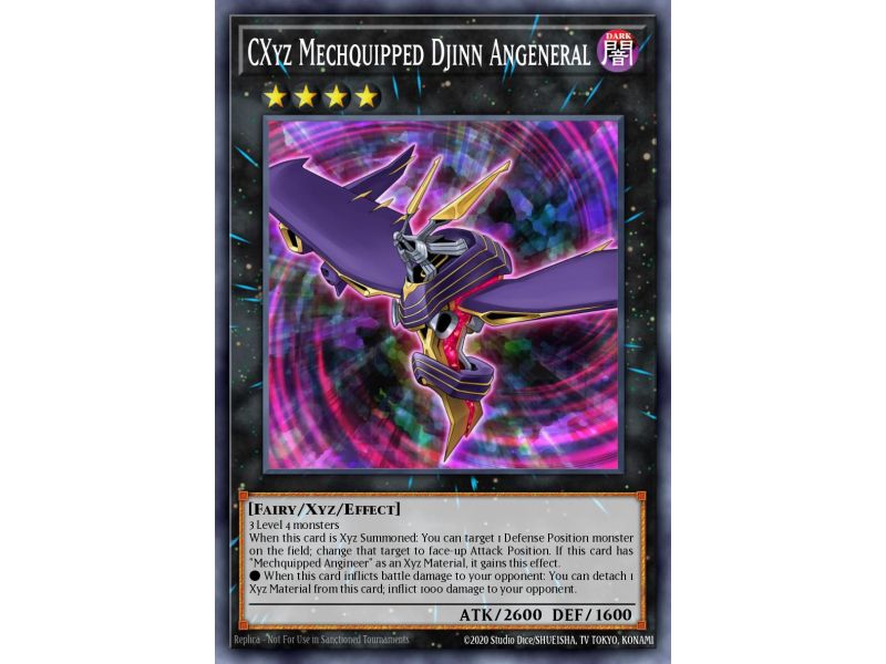 CXyz Mechquipped Djinn Angeneral (Super Rare)