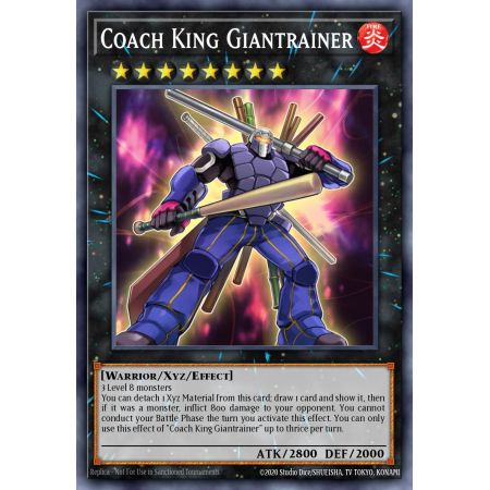 Coach King Giantrainer (Secret Rare)