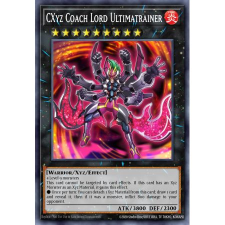 CXyz Coach Lord Ultimatrainer (Secret Rare)