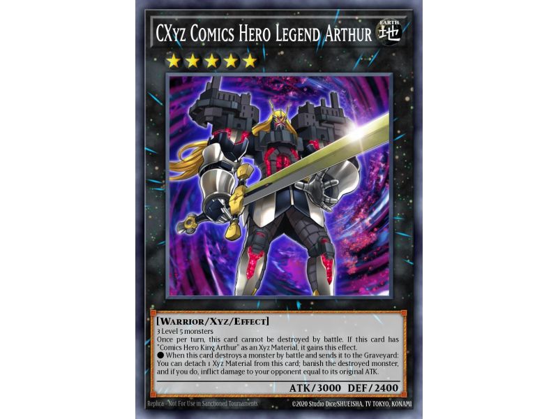 CXyz Comics Hero Legend Arthur (Secret Rare)
