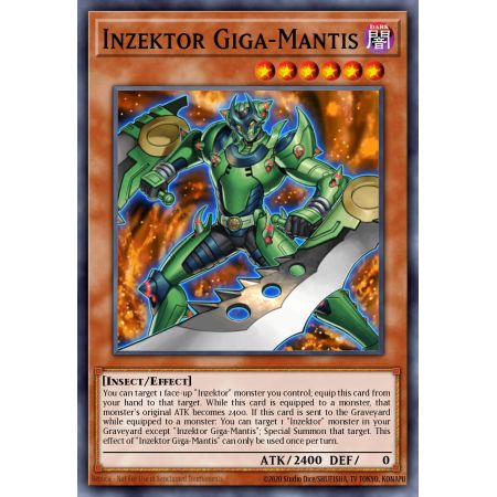 Inzektor Giga-Mantis (Ultimate Rare)