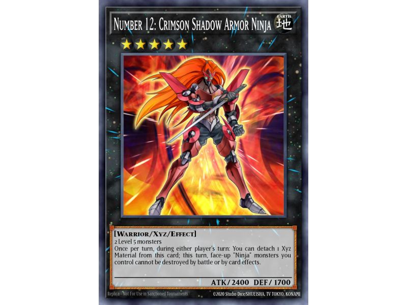 Number 12: Crimson Shadow Armor Ninja (Ultimate Rare)