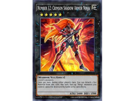 Number 12: Crimson Shadow Armor Ninja (Ultimate Rare)