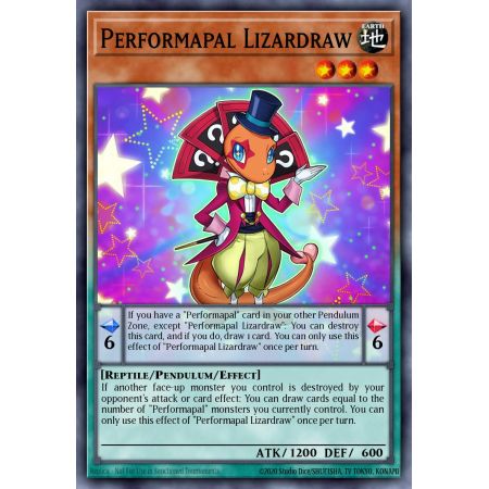 Performapal Lizardraw (Super Rare)