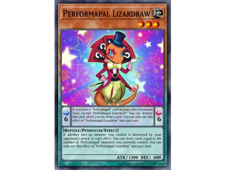 Performapal Lizardraw (Super Rare)