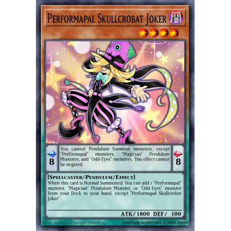 Performapal Skullcrobat Joker (Super Rare)