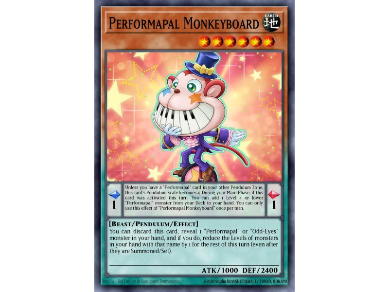 Performapal Monkeyboard (Super Rare)