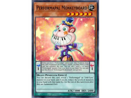 Performapal Monkeyboard (Super Rare)