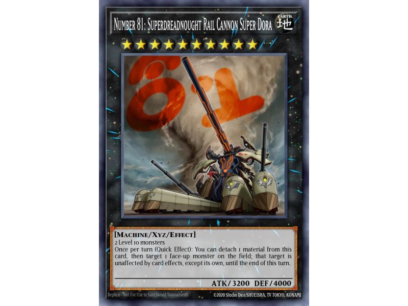 Number 81: Superdreadnought Rail Cannon Super Dora (Common)