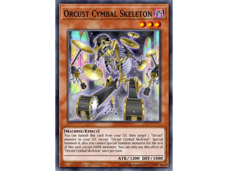 Orcust Cymbal Skeleton (Super Rare)
