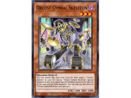 Orcust Cymbal Skeleton (Super Rare)