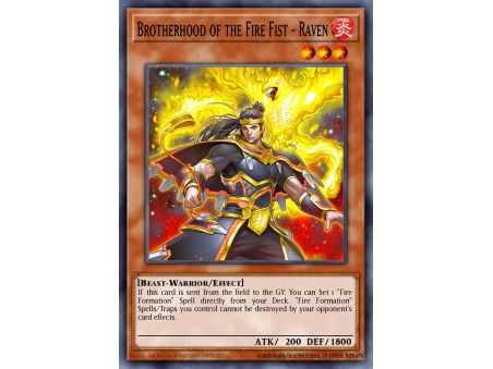 Brotherhood of the Fire Fist - Raven (Common)