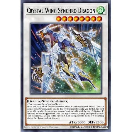 Crystal Wing Synchro Dragon (Super Rare)